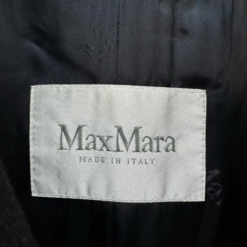 Max Mara MaxMara Black Cashmere Long Coat for Women 0089 Size M / US 6-8 / IT 42-44 - 6 Thumbnail