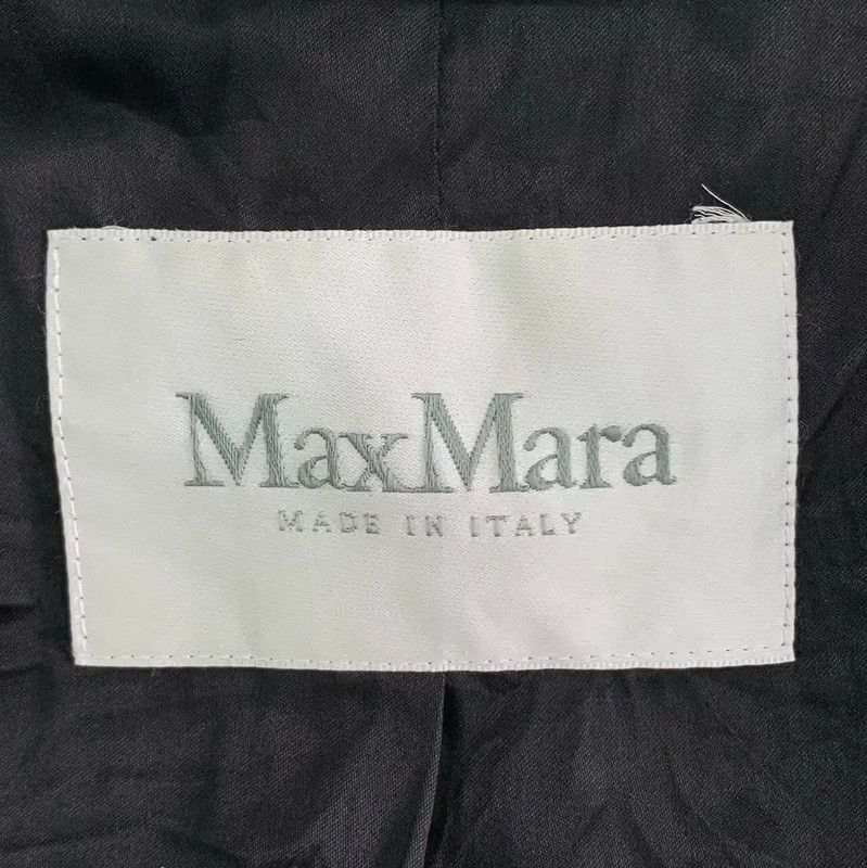 Max Mara MaxMara Black Wool Women's Coat 0089 Size XS / US 0-2 / IT 36-38 - 5 Thumbnail