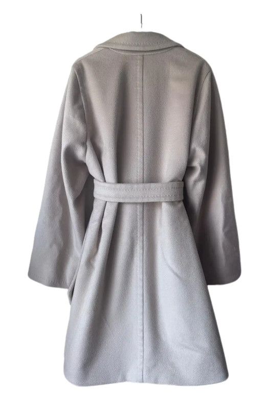 Max Mara MaxMara Camel Wool Mid-Length Coat for Women 0089 Size M / US 6-8 / IT 42-44 - 2 Thumbnail