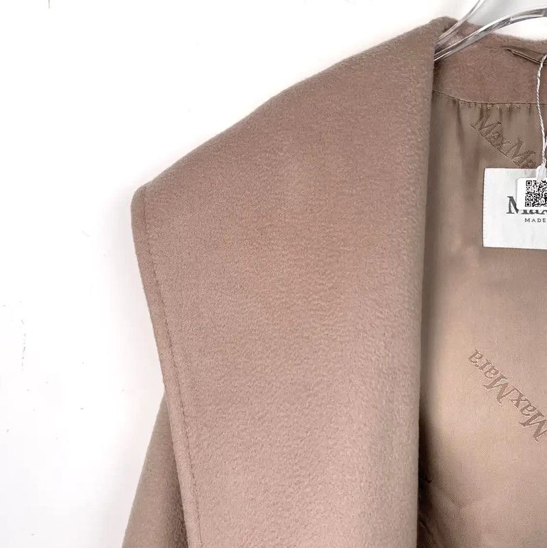 Max Mara MaxMara Pink Wool Women's Coat 0089 Size M / US 6-8 / IT 42-44 - 3 Thumbnail