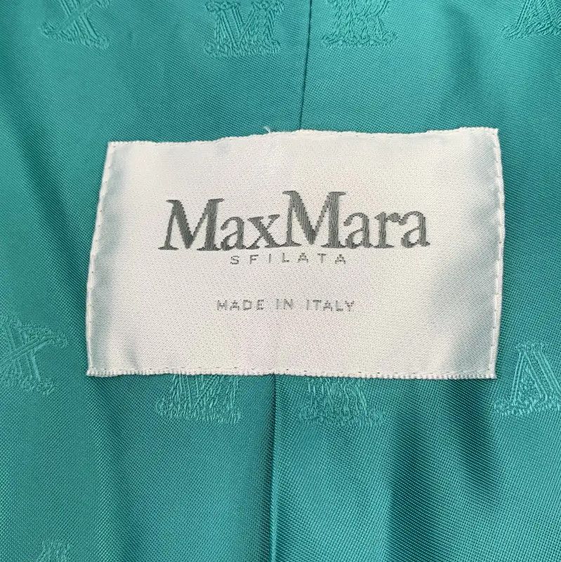 Max Mara MaxMara Teal Fur Coat for Women 0089 Size M / US 6-8 / IT 42-44 - 6 Thumbnail