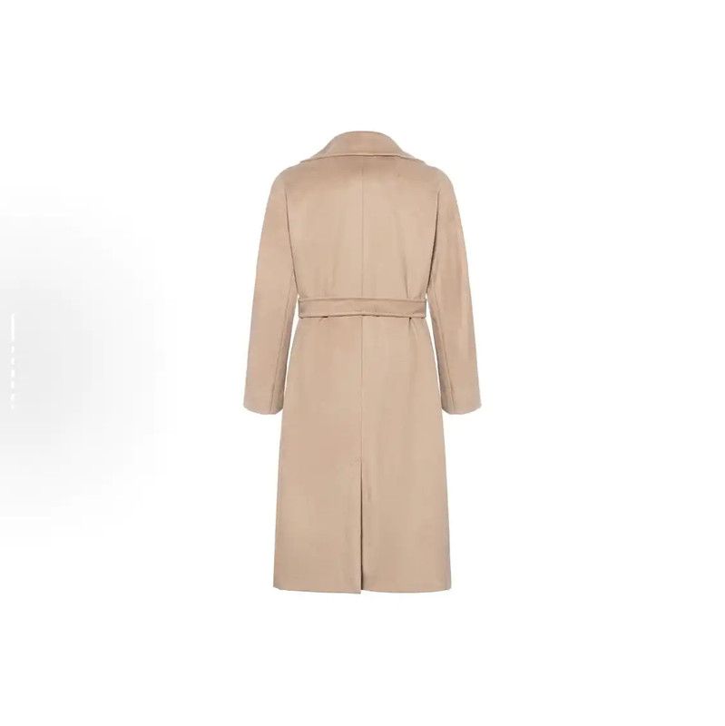 Max Mara MaxMara Brown Wool Women's Coat 0089 Size S / US 4 / IT 40 - 2 Thumbnail