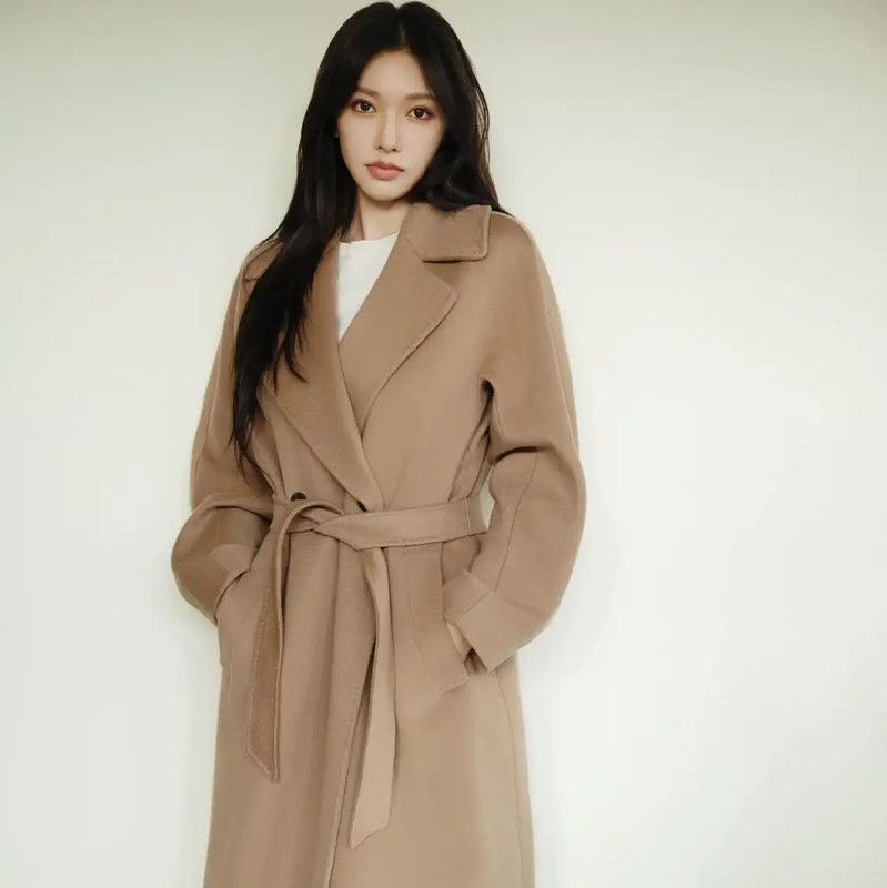Max Mara MaxMara Brown Wool Women's Coat 0089 Size S / US 4 / IT 40 - 3 Thumbnail