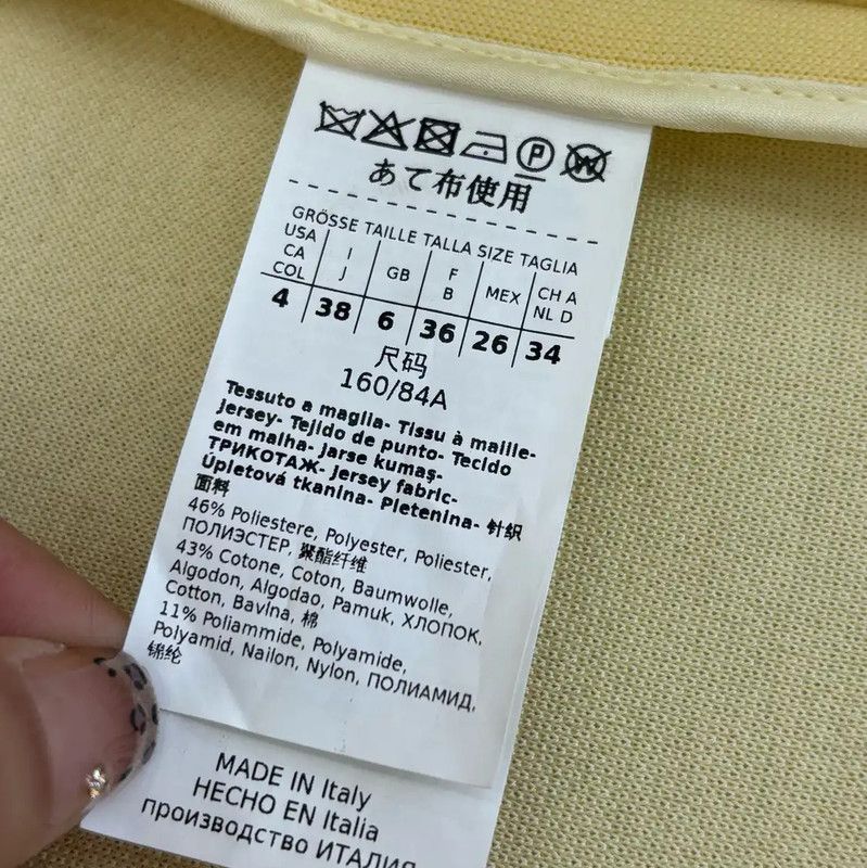 Max Mara MaxMara Spring Autumn Yellow Cotton Long Coat 0089 Size M / US 6-8 / IT 42-44 - 5 Thumbnail