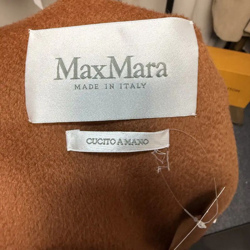 Max Mara MaxMara Wool Blend Ladies Coat in Light Brown 0089 Size M / US 6-8 / IT 42-44 - 3 Thumbnail
