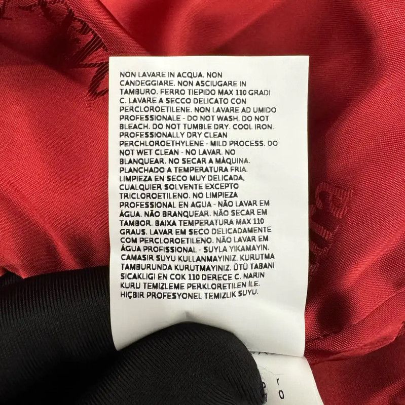 Max Mara MaxMara Red Polyester Lady's Coat 0089 Size XS / US 0-2 / IT 36-38 - 7 Thumbnail