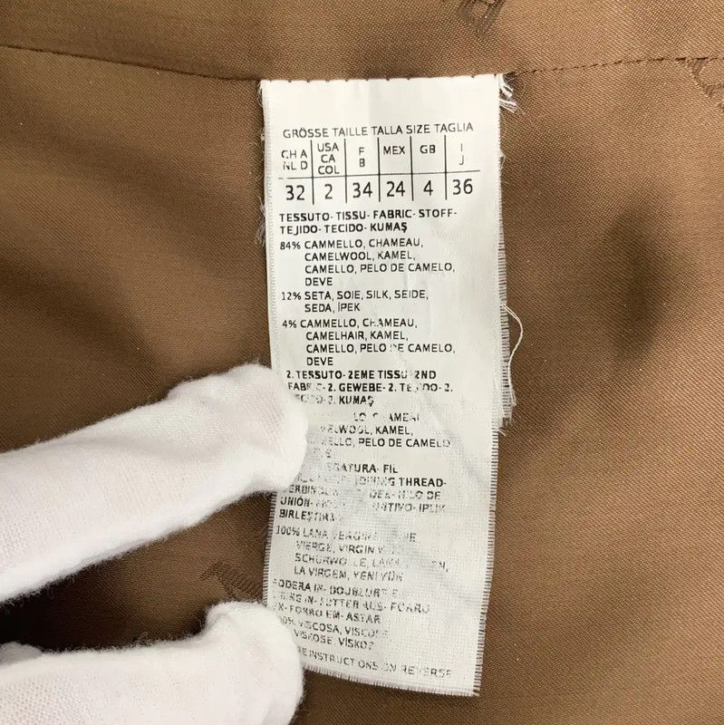 Max Mara MaxMara Brown Oversized Women's Coat 0089 Size XS / US 0-2 / IT 36-38 - 7 Thumbnail
