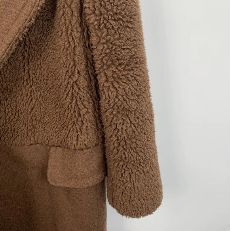 Max Mara MaxMara Brown Oversized Women's Coat 0089 Size XS / US 0-2 / IT 36-38 - 4 Thumbnail
