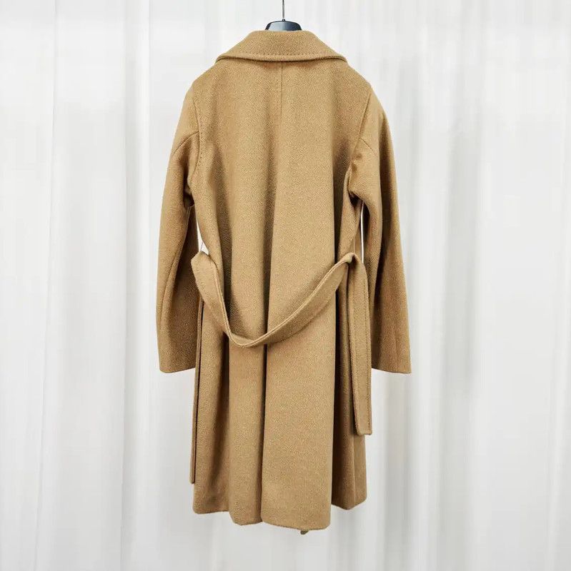 Max Mara MaxMara Camel Wool Blend Long Coat 0089 Size M / US 6-8 / IT 42-44 - 2 Thumbnail