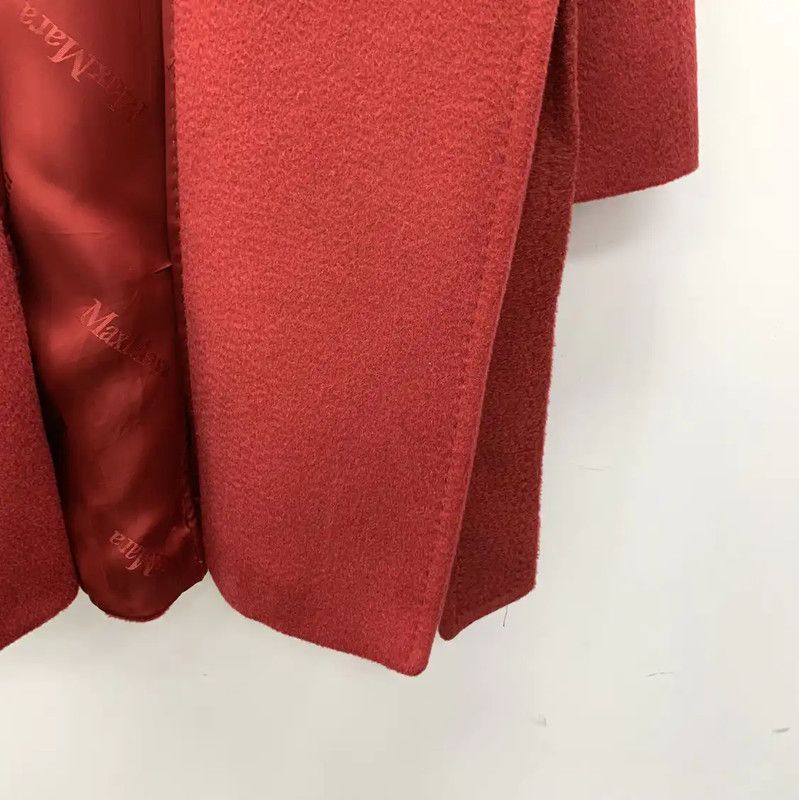 Max Mara MaxMara Stylish Red Women's Coat 0089 Size XXS / US 00 / IT 34 - 4 Thumbnail