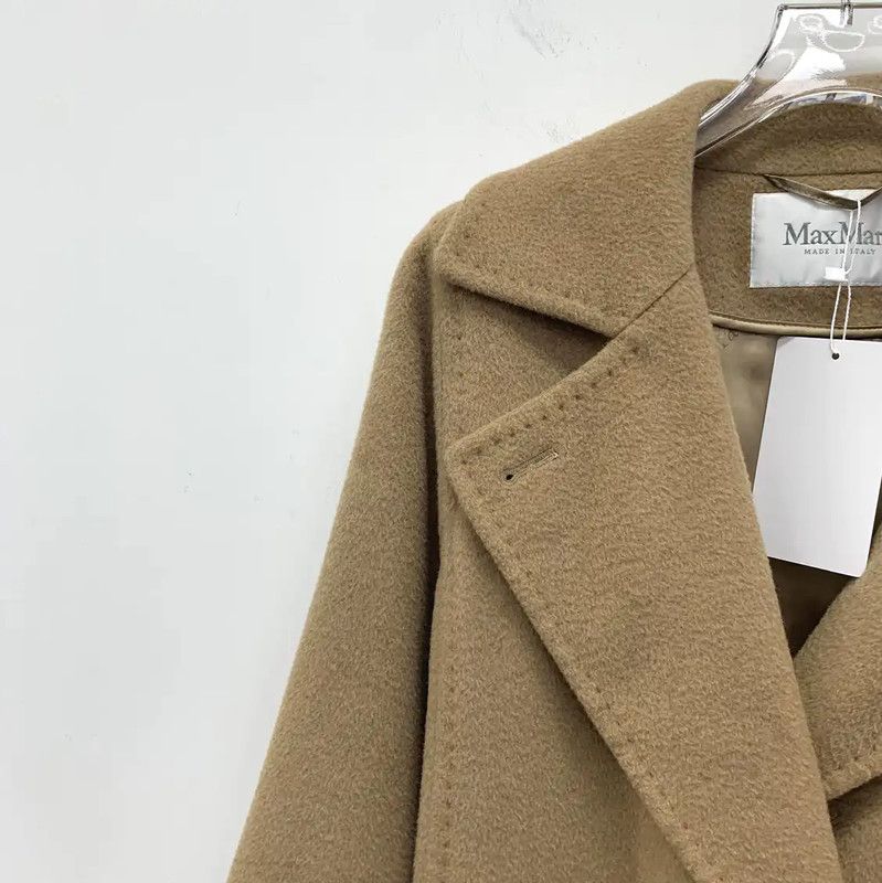 Max Mara MaxMara Brown Women's Coat in XS Size 0089 Size XS / US 0-2 / IT 36-38 - 3 Thumbnail