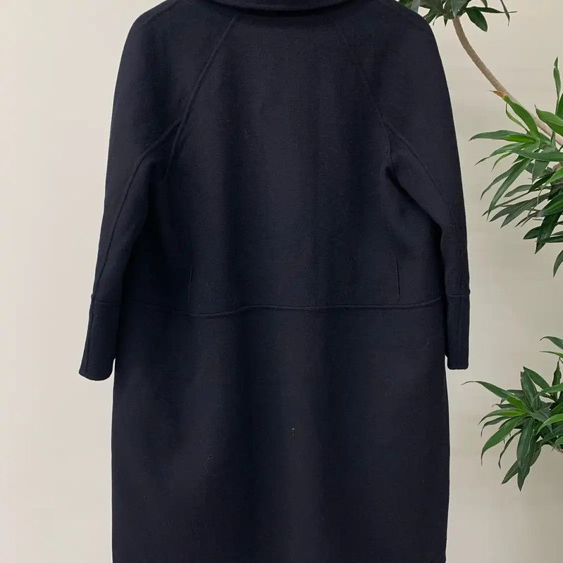 Max Mara MaxMara Elegant Black Coat for Women 0089 Size L / US 10 / IT 46 - 3 Thumbnail