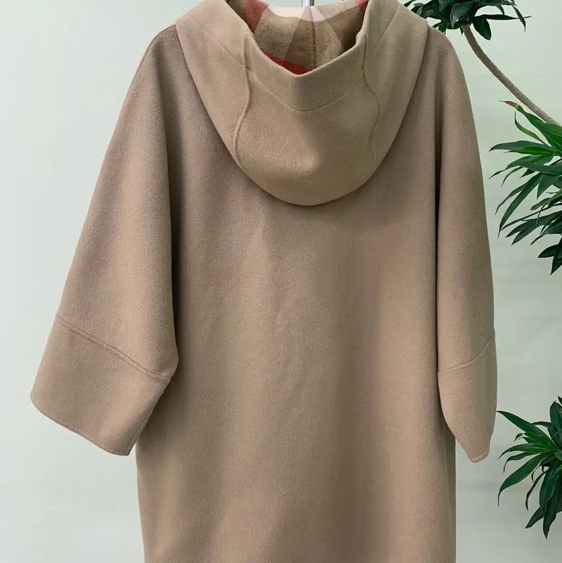 Max Mara MaxMara Khaki Women's Coat for Fall 0089 Size L / US 10 / IT 46 - 3 Thumbnail