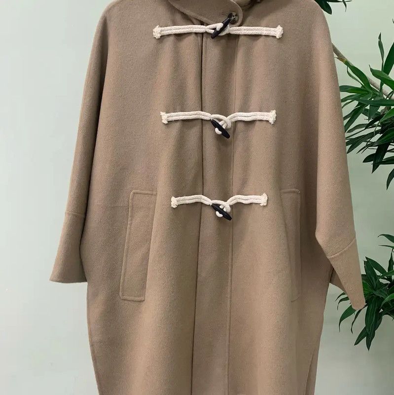 Max Mara MaxMara Khaki Women's Coat for Fall 0089 Size L / US 10 / IT 46 - 2 Thumbnail