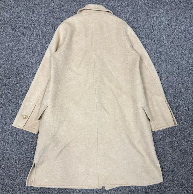 Max Mara MaxMara Cream Wool Women's Coat 0089 Size L / US 10 / IT 46 - 2 Thumbnail