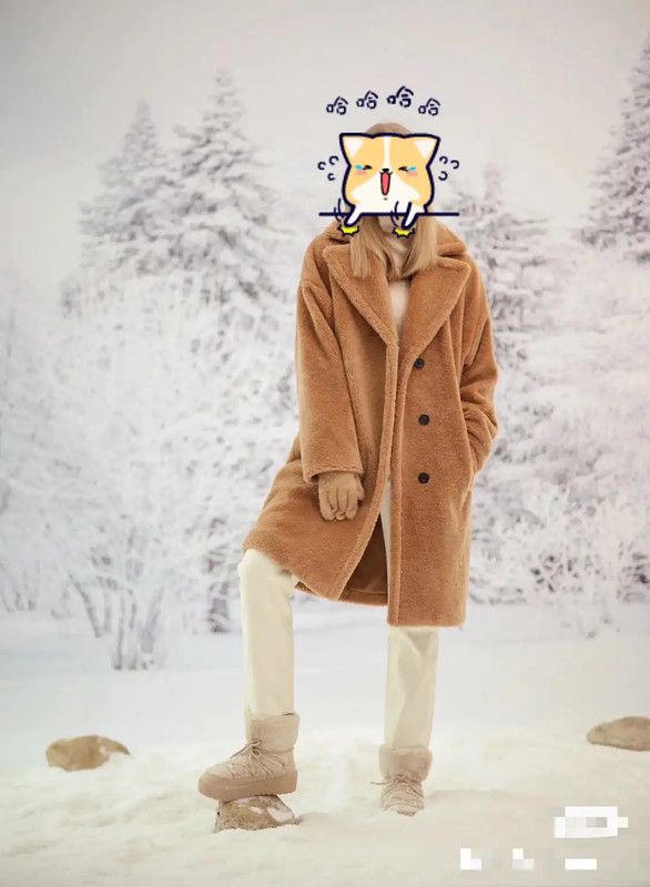 Max Mara MaxMara Women's Beige Wool Blend Coat 0089 Size S / US 4 / IT 40 - 6 Thumbnail