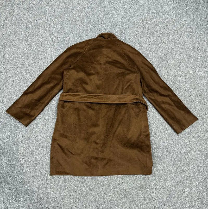 Max Mara MaxMara Brown Polyester Women's Coat 0089 Size XL / US 12-14 / IT 48-50 - 2 Thumbnail