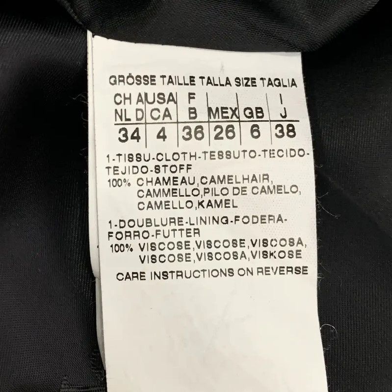 MaxMara Black Cashmere Coat for Women 0089