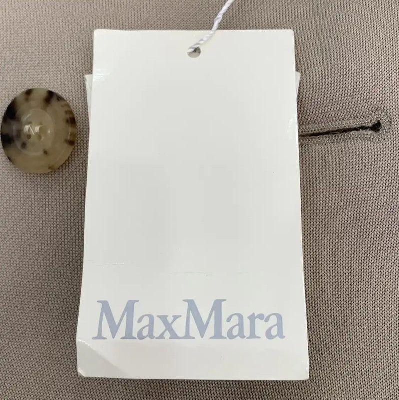 Max Mara MaxMara Women's Large Light Brown Coat 0089 Size L / US 10 / IT 46 - 7 Thumbnail