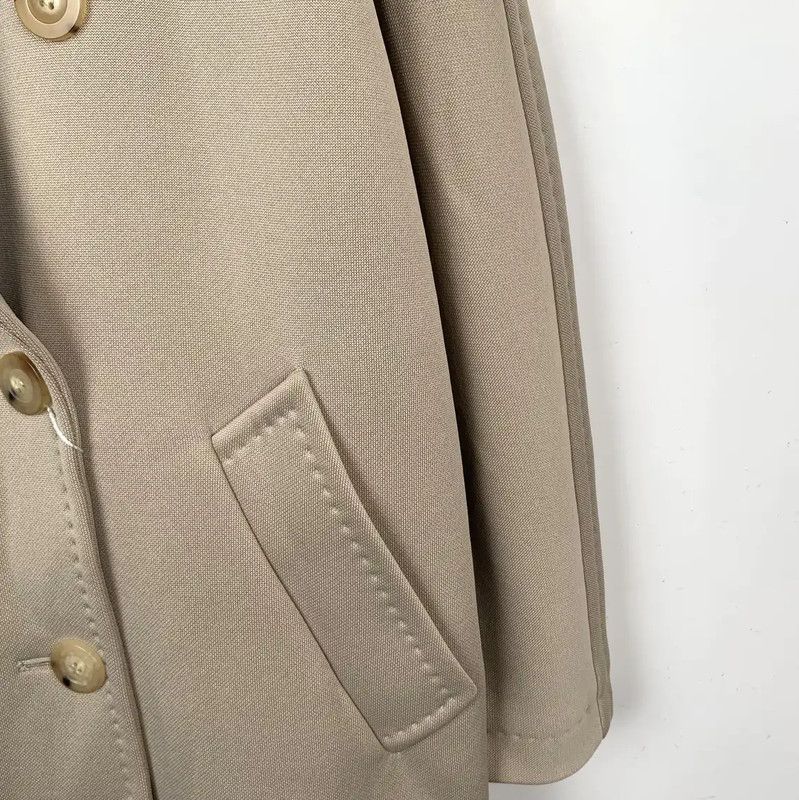 Max Mara MaxMara Women's Large Light Brown Coat 0089 Size L / US 10 / IT 46 - 4 Thumbnail