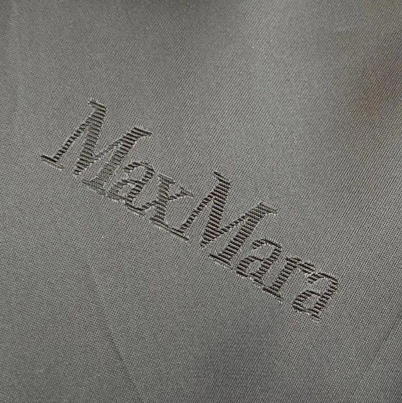 Max Mara MaxMara Black Rayon Women's Coat 0089 Size S / US 4 / IT 40 - 3 Thumbnail