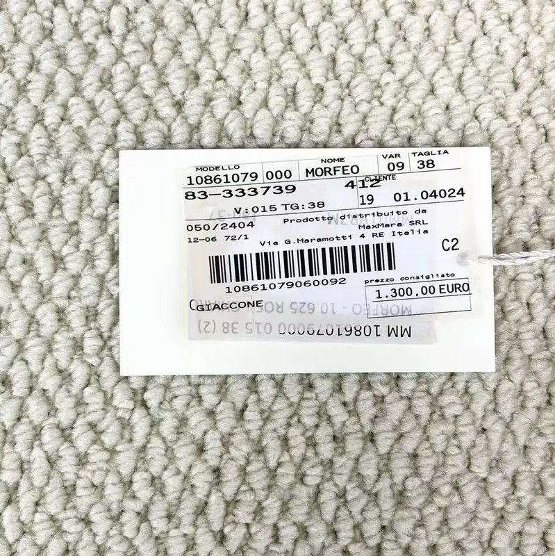 Max Mara MaxMara Pink Alpaca Wool Coat with Logo 0089 Size M / US 6-8 / IT 42-44 - 5 Thumbnail
