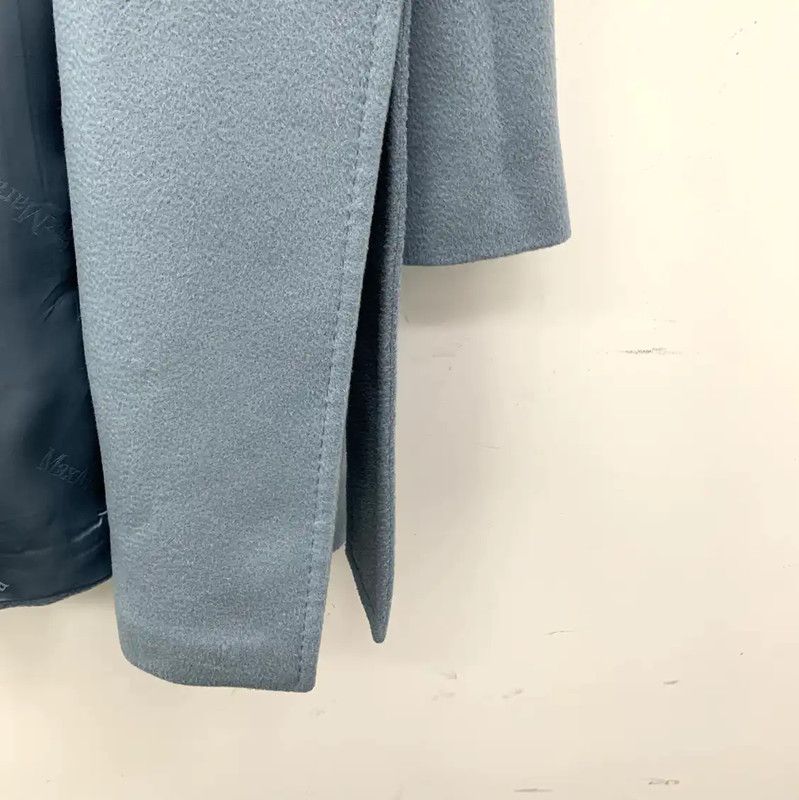 Max Mara MaxMara Elegant Blue Women's Coat 0089 Size XS / US 0-2 / IT 36-38 - 4 Thumbnail