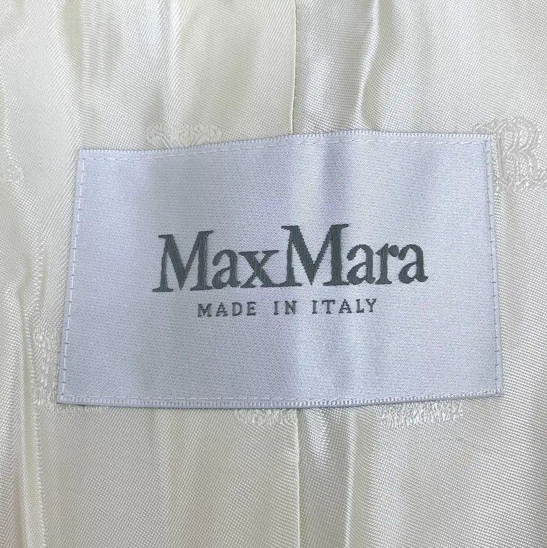 Max Mara MaxMara Double-Breasted Wool Coat for Women 0089 Size S / US 4 / IT 40 - 5 Thumbnail