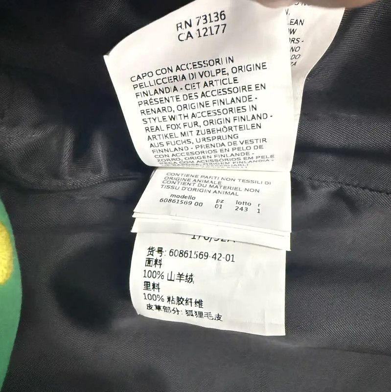 Max Mara MaxMara Black Cashmere Women's Coat 0089 Size S / US 4 / IT 40 - 8 Thumbnail