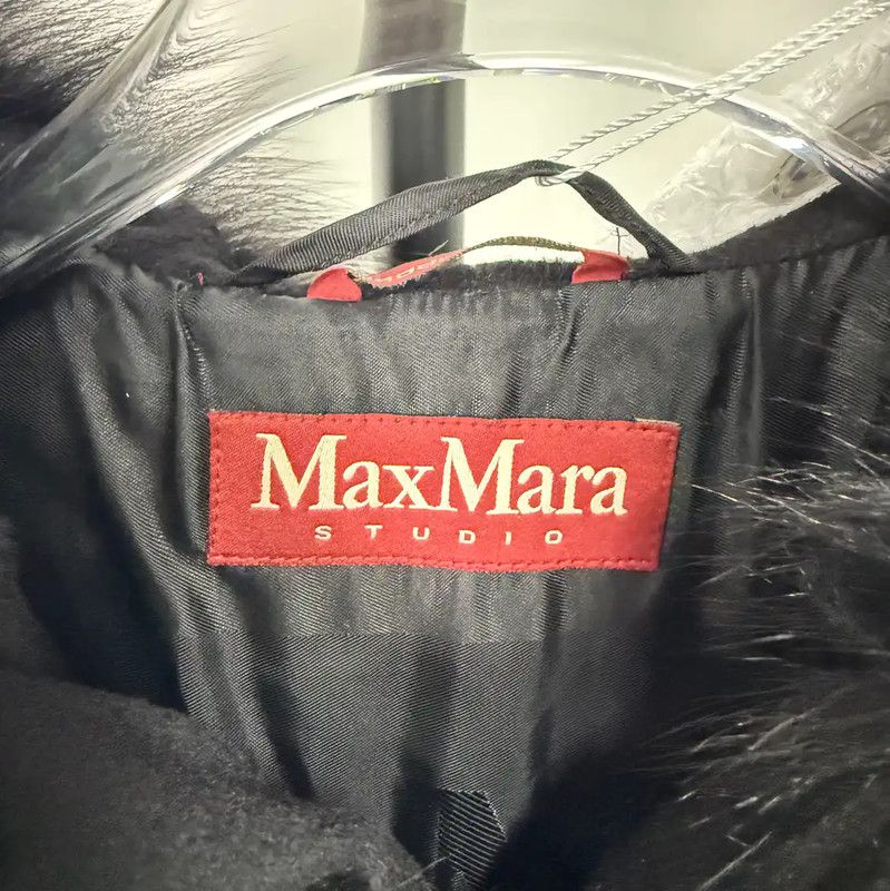 Max Mara MaxMara Black Cashmere Women's Coat 0089 Size S / US 4 / IT 40 - 7 Thumbnail
