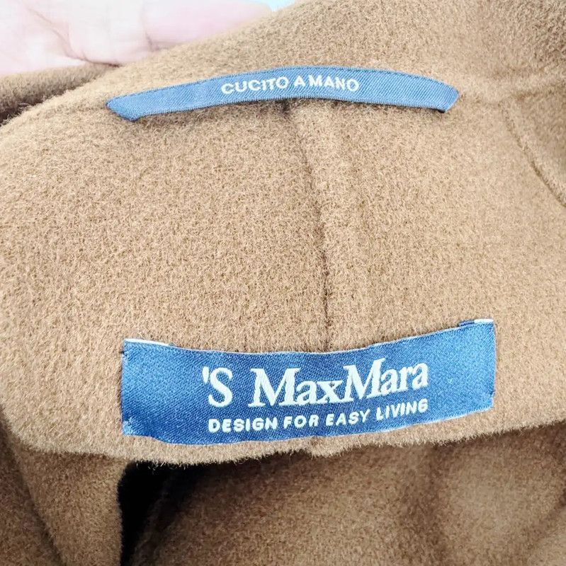 Max Mara MaxMara Brown Cashmere Women's Coat 0089 Size S / US 4 / IT 40 - 3 Thumbnail