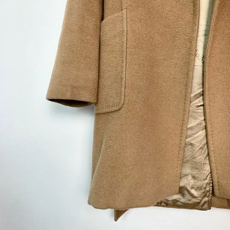 Max Mara MaxMara Camel Color Women's Cotton Coat 0089 Size S / US 4 / IT 40 - 4 Thumbnail