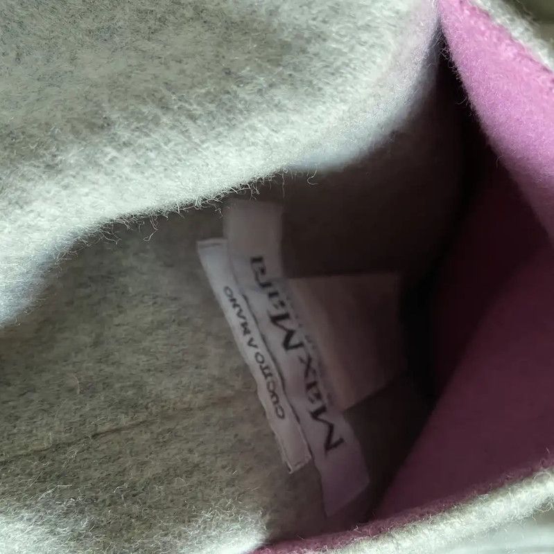 Max Mara MaxMara Pink Wool Blend Women's Coat 0089 Size L / US 10 / IT 46 - 8 Thumbnail