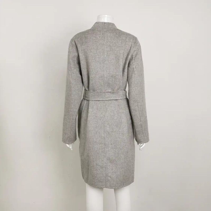 Max Mara MaxMara Pink Wool Blend Women's Coat 0089 Size L / US 10 / IT 46 - 3 Thumbnail