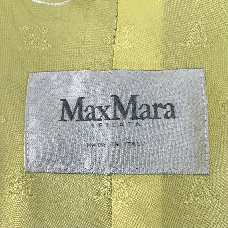 Max Mara MaxMara Yellow Women's Coat in Size S 0089 Size S / US 4 / IT 40 - 6 Thumbnail