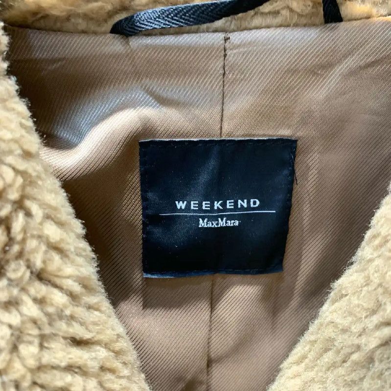 Max Mara MaxMara Khaki Cashmere Women's Coat 0089 Size ONE SIZE - 3 Thumbnail