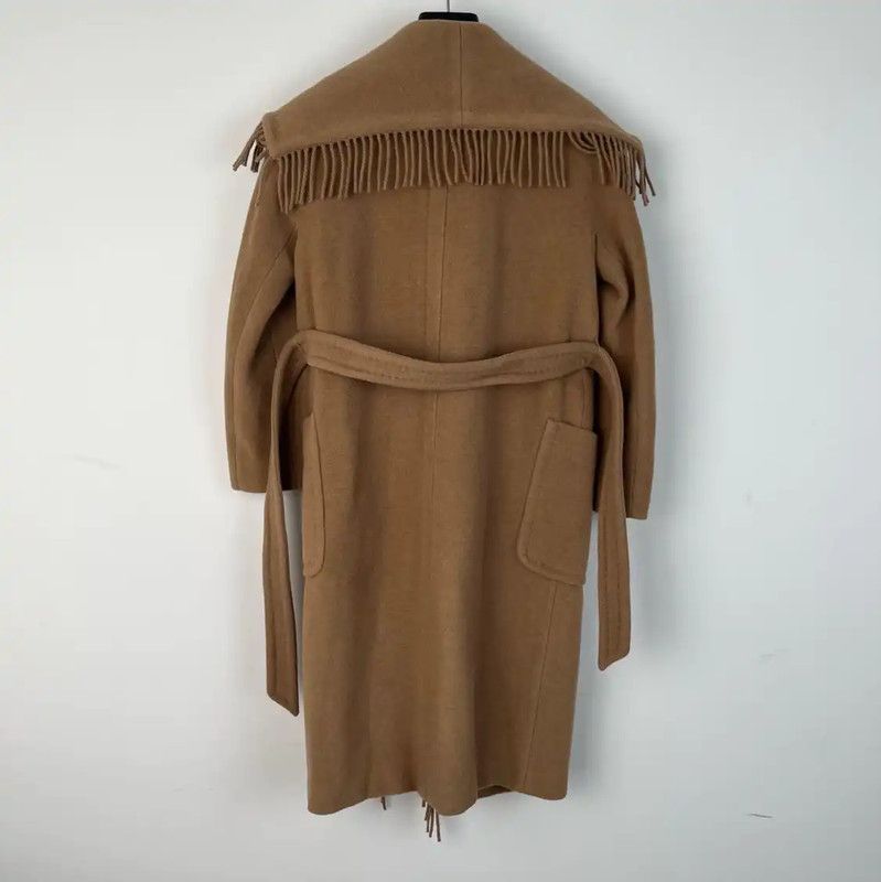 Max Mara MaxMara Long Brown Coat for Women 0089 Size XS / US 0-2 / IT 36-38 - 2 Thumbnail