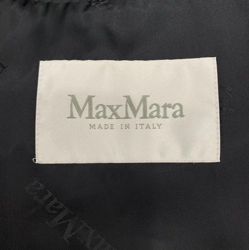 Max Mara MaxMara Black Cashmere Women's Coat 0089 Size M / US 6-8 / IT 42-44 - 5 Thumbnail