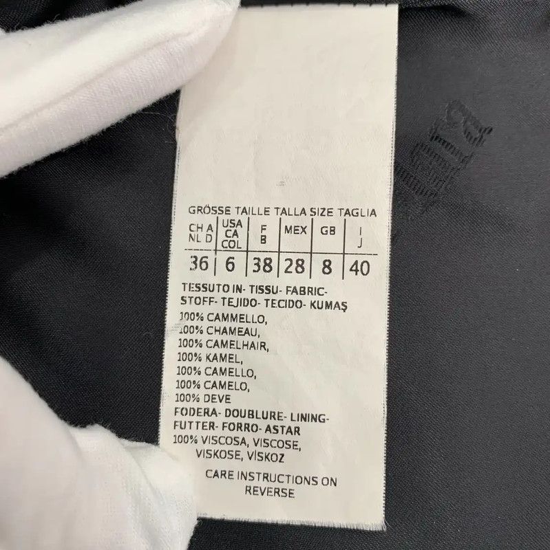 Max Mara MaxMara Black Cashmere Women's Coat 0089 Size M / US 6-8 / IT 42-44 - 6 Thumbnail