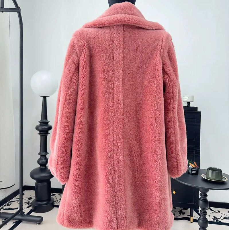 Max Mara MaxMara Rose Alpaca Wool Coat for Women 0089 Size XS / US 0-2 / IT 36-38 - 2 Thumbnail