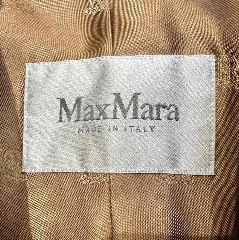 Max Mara MaxMara Beige Wool Blend Mid-Length Coat 0089 Size S / US 4 / IT 40 - 7 Thumbnail