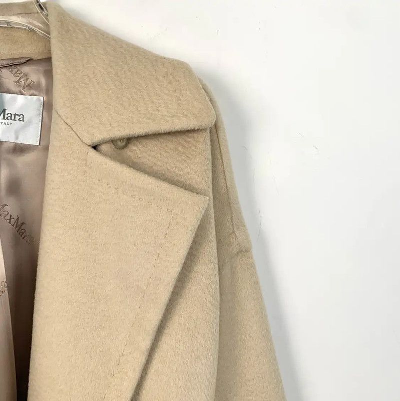Max Mara MaxMara Brown Women's Coat Size S 0089 Size S / US 4 / IT 40 - 3 Thumbnail