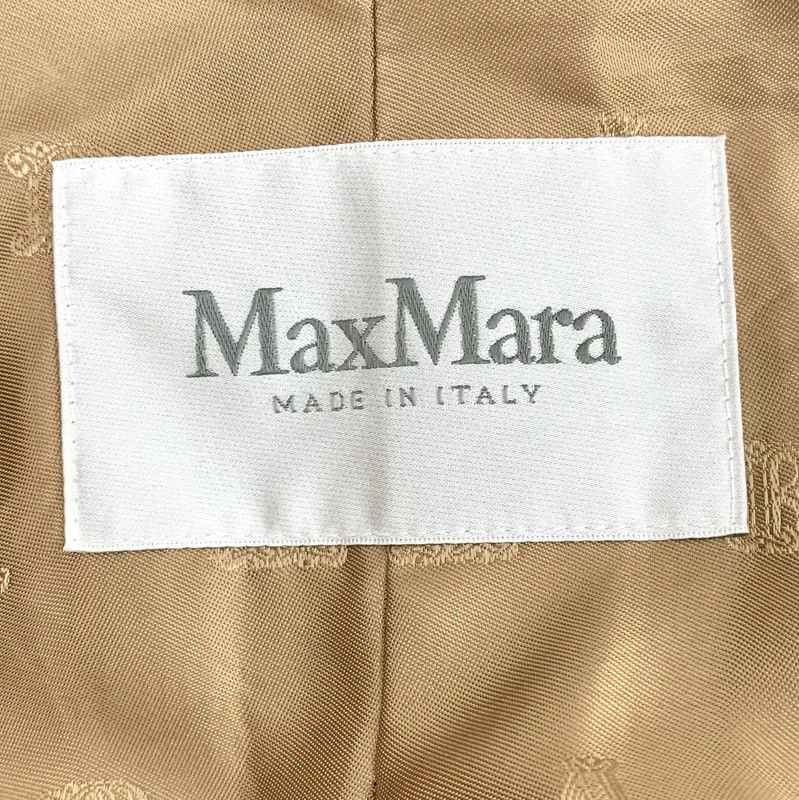 Max Mara MaxMara Brown Wool Women's Coat 0089 Size M / US 6-8 / IT 42-44 - 5 Thumbnail