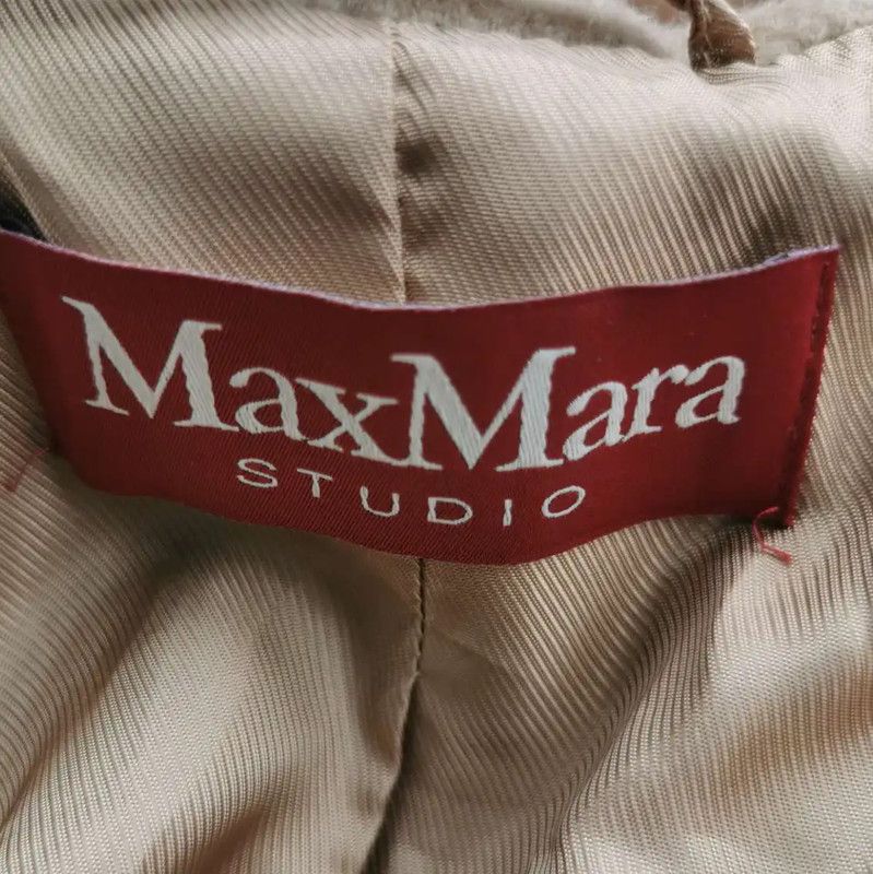 Max Mara MaxMara Winter Camel Wool Long Coat 0089 Size S / US 4 / IT 40 - 4 Thumbnail