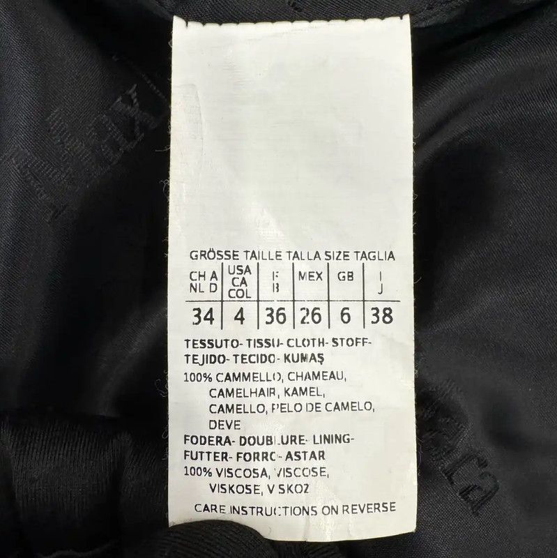 Max Mara MaxMara Black Polyester Women's Coat 0089 Size S / US 4 / IT 40 - 4 Thumbnail