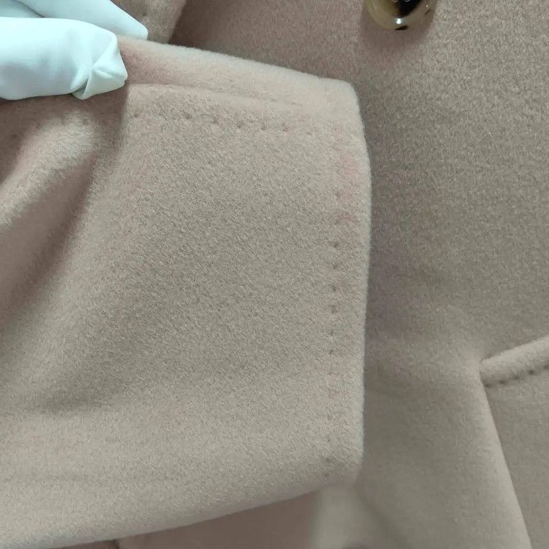 Max Mara MaxMara Pink Wool Double-Breasted Coat 0089 Size M / US 6-8 / IT 42-44 - 6 Thumbnail