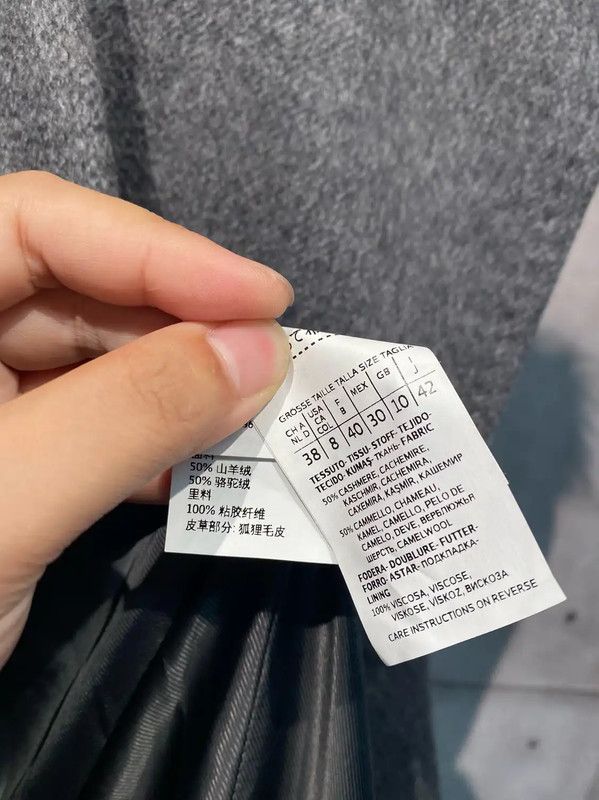 Max Mara MaxMara Gray Cashmere Winter Coat 0089 Size M / US 6-8 / IT 42-44 - 5 Thumbnail