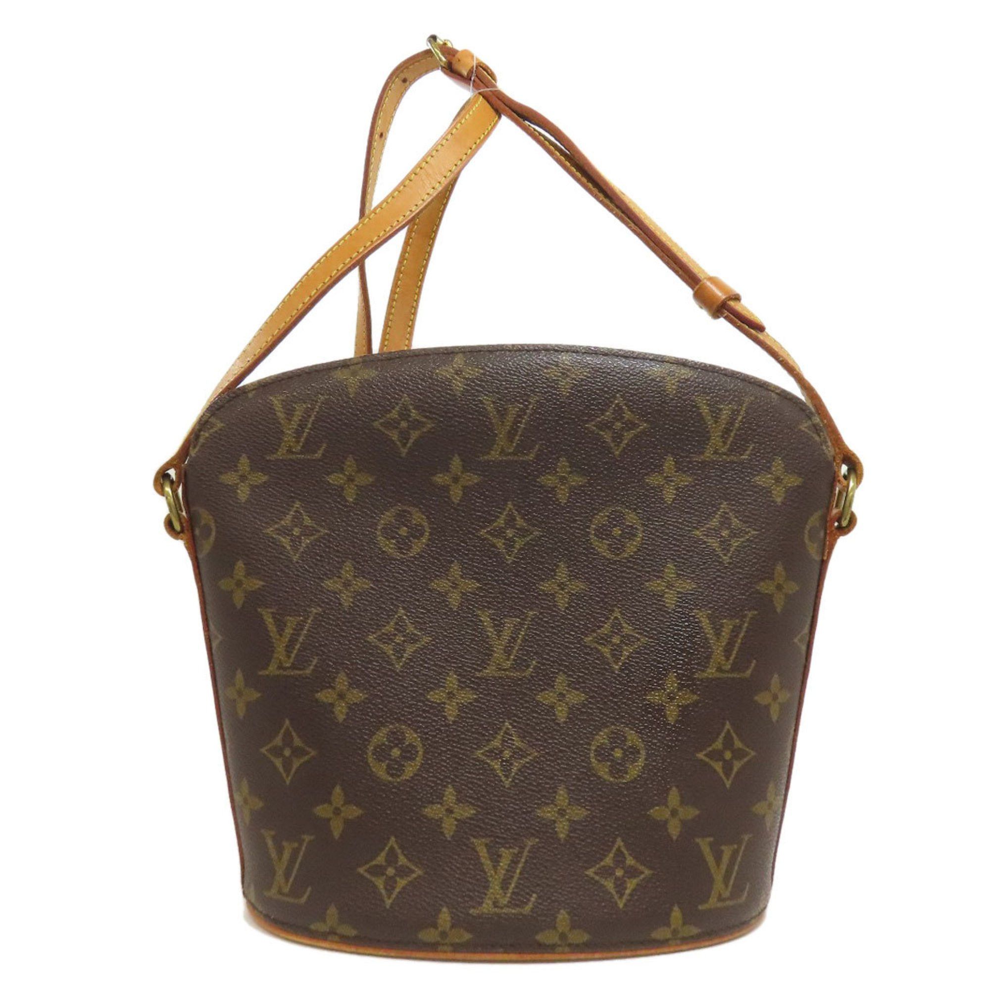 Louis Vuitton M51290 Drouot Shoulder Bag Monogram Canvas Women´s 