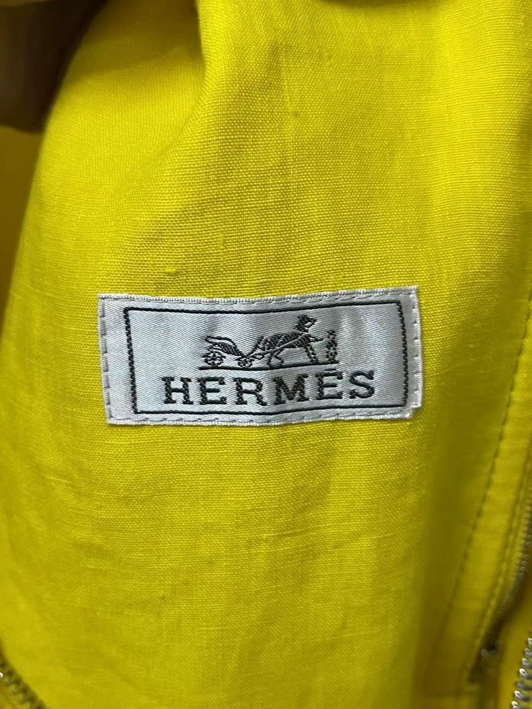 Hermes Hermes Yellow Zip Jacket Coat - dmc Size US M / EU 48-50 / 2 - 6 Thumbnail