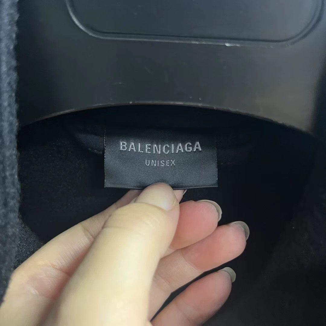 Balenciaga Balenciaga Black Logo Zip Jacket - dmc Size US M / EU 48-50 / 2 - 2 Thumbnail